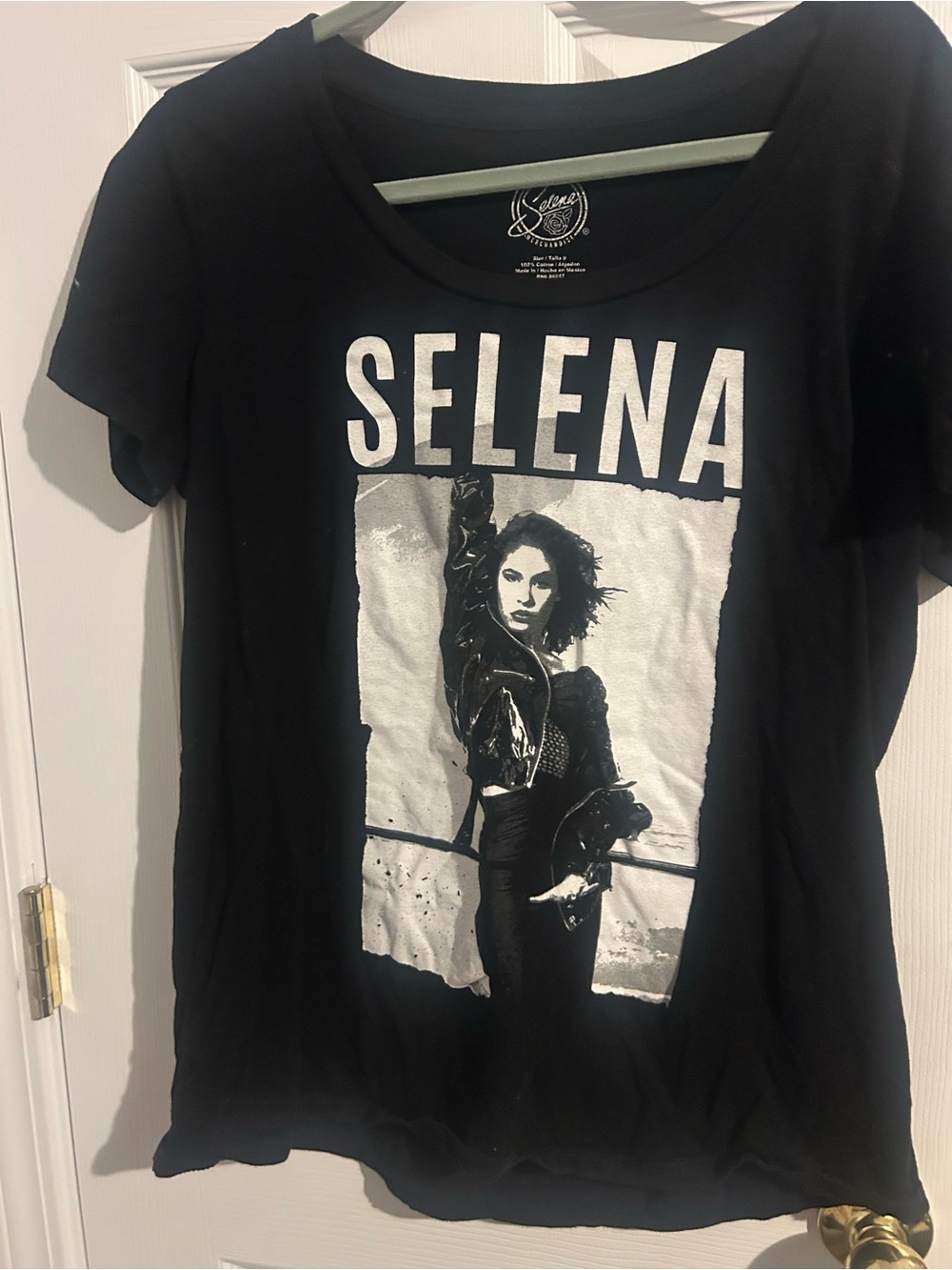 Selena Graphic Tee - Black Short Sleeve Women's Top